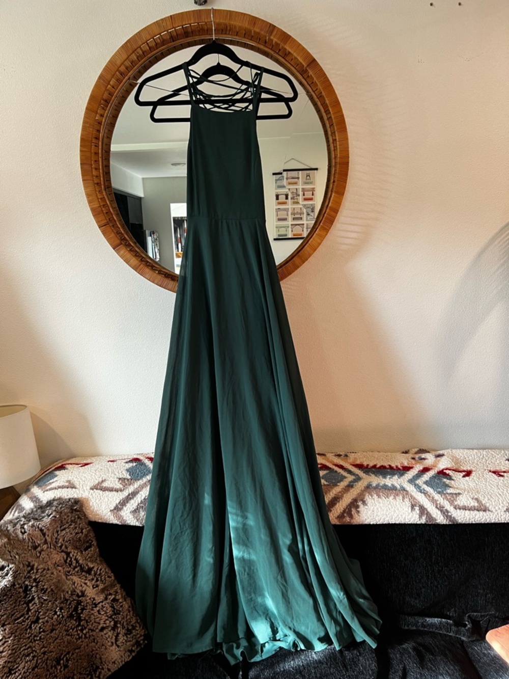 Lulus Lace Back Maxi Dress